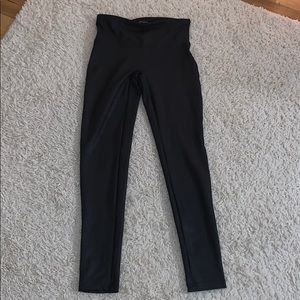 NEVER WORN Pleather leggings